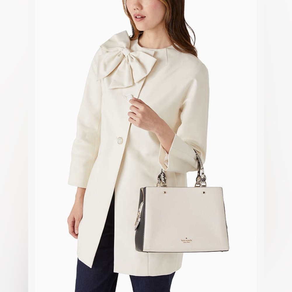 Leila Medium Triple Compartment Satchel - Picture 3 of 8